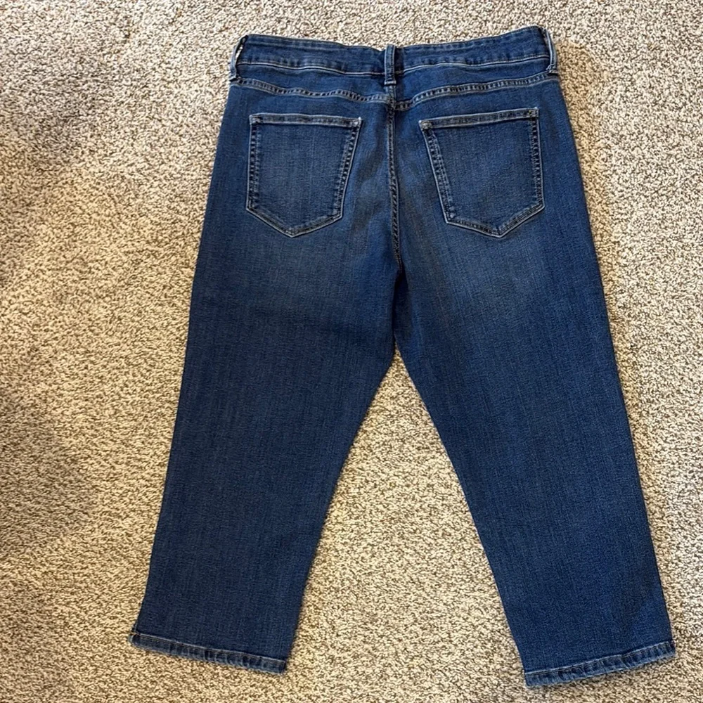 St John’s Bay Blue Ankle Cropped Jeans - Picture 2 of 3